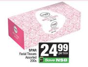 Spar Facial Tissues Assorted-200s Per Box