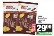 Spar Potato Chips Assorted-For 2 x 120g