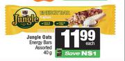 Jungle Oats Energy Bars Assorted-40g Each