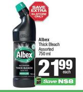 Albex Thick Bleach Assorted-750ml Each