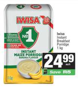 Iwisa Instant Breakfast Porridge-1kg
