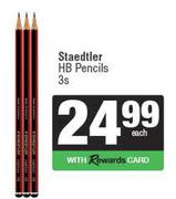 Staedtler HB Pencils-3s