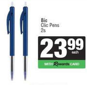 Bic Clic Pens-2s