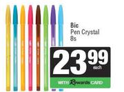 Bic Pen Crystal-8s