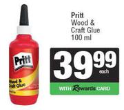 Pritt Wood & Craft Glue-100ml