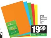 Spar Good Living A4 Project Board-10s