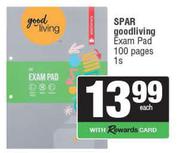 Spar Good Living Exam Pad 100 Pages-1s