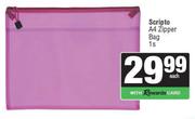 Scripto A4 Zipper Bag-1s