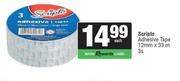 Scripto Adhesive Tape 12mm x 33m-3s