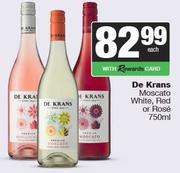 De Krans Moscato White, Red Or Rose-750ml