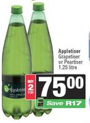 Appletiser Grapetiiser Or Peartiser-For 2 x 1.25L