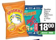 Spookies Chips Or Flyers Puffed Corn 100g Or Strips 4s-For 2