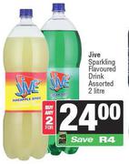 Jive Sparkling Flavoured Drink Assorted-For 2 x 2L