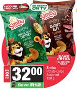 Simba Potato Chips-For 2 x 120g
