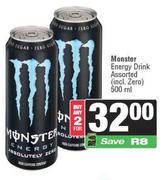 Monster Energy Drink Assorted-For 2 x 500ml
