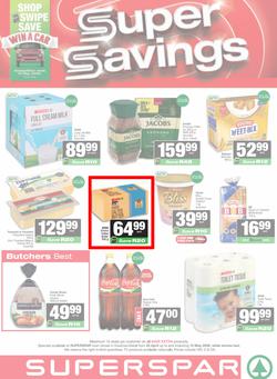 SUPERSPAR KwaZulu-Natal (Town) : Super Savings (22 April - 10 May 2026), page 1
