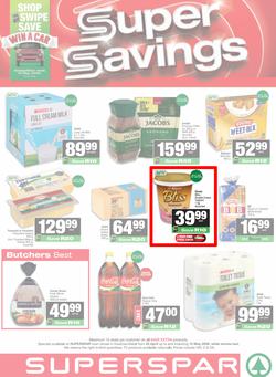 SUPERSPAR KwaZulu-Natal (Town) : Super Savings (22 April - 10 May 2026), page 1