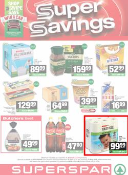 SUPERSPAR KwaZulu-Natal (Town) : Super Savings (22 April - 10 May 2026), page 1
