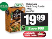 Robertsons Rajah Curry Powder Assorted-100g