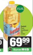 Sunfoil Pure Sunflower Oil-2L