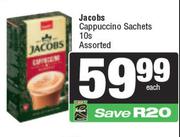 Jacobs Cappuccino Sachets Assorted-10s