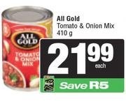 All Gold Tomato & Onion Mix-410g
