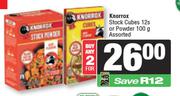 Knorrox Stock Cubes 12s Or Powder 100g-For 2