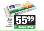 Clover Cheese Slices Assorted-400g