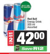Red Bull Energy Drink Assorted-For 2 x 355ml