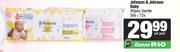 Johnson & Johnson Baby Wipes Gentle 56s/72s-Per Pack