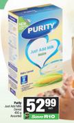 Purity Just Add Milk Cereal Assorted-450g