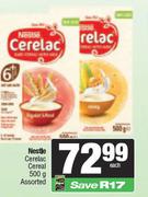Nestle Cerelac Cereal Assorted-500g