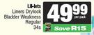 Lil-Lets Liners Drylock Bladder Weakness Regular-34s