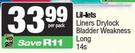 Lil-Lets Liners Drylock Bladder Weakness Long-14s