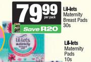 Lil-Lets Maternity Breast Pads-30s