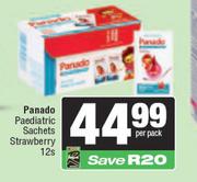 Panado Paediatric Sachets Strawberry-12s