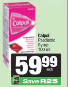 Calpol Paediatric Syrup-100ml