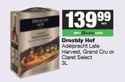 Drostdy Hof Adelpracht Late Harvest,Grand Cru Or Claret Select-3L 