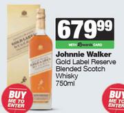 Johnnie Walker Gold Label Reserve Blended Scotch Whisky-750ml