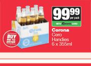 Corona Cero Handies-6 x 355ml