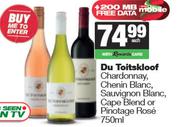 Du Toitskloof Chardonnay,Chenin Blanc,Sauvignon Blanc,Cape Blend Or Pinotage Rose-750ml