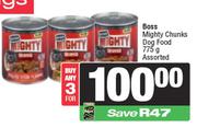 Boss Mighty Chunks Dog Food Assorted-For 3 x 775g