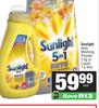 Sunlight Auto Washing Powder 2kg Or Liquid 1.5Ltr-Each 