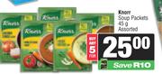 Knorr Soup Packets Assorted-For Any 5 x 45g