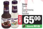 Steers Sauce Or Salad Dressing Assorted-For Any 2 x 375ml 