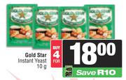 Gold Star Instant Yeast-For 4 x 10g