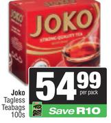 Joko Tagless Teabgs-100s Per Pack