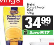 Moir's Custard Powder Refill-500g