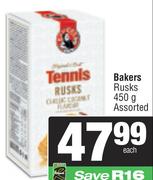Bakers Rusks Assorted-450g