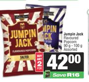 Jumpin Jack Flavoured Popcorn Assorted-For Any 2 x 90g/100g